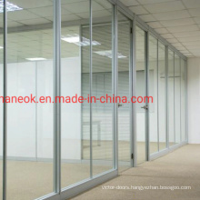 Shaneok Factory Price Modern Glazed Glass Office Partition Wall